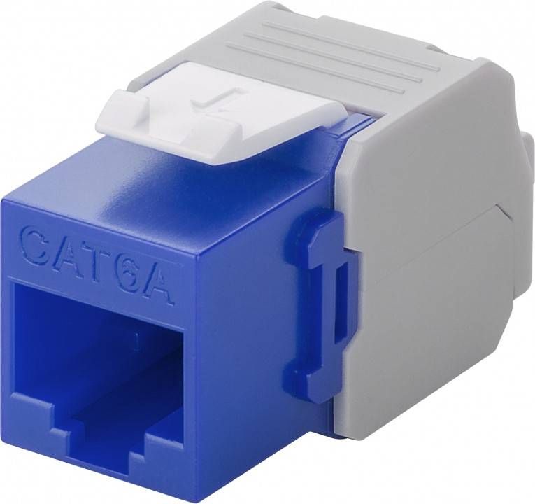 Goobay 90688 - Keystonemodule - wit, blauw, grijs