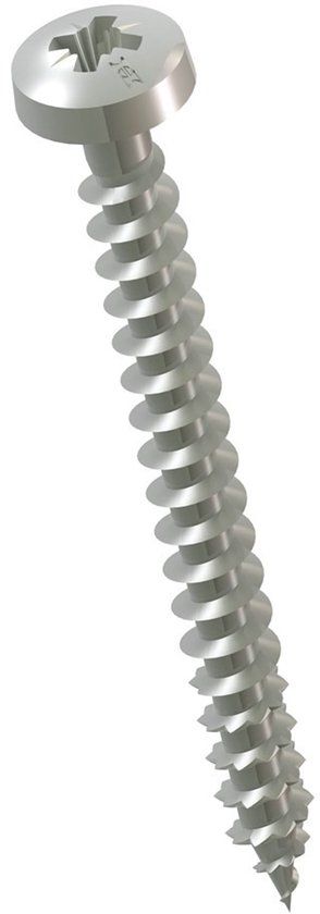 Heco Spaanplaatschroef Topix+ Ck Pozidrive RVS A2 3x20mm - 200 stuks