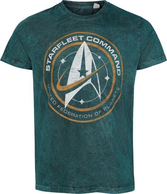 Star Trek Star Fleet Heren T-shirt - blauw - 3XL