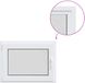 vidaXL - Vast raam - PVC - Wit - 50 x 55 cm - Links binnendraaiend