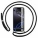 Transparante iPhone 16 Pro Max Transparante beschermhoes met zwart koord