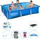 Steel Pro Bestway Steel Pro Zwembad Combinatie Pakket - Rechthoekig - 300x201x66 cm