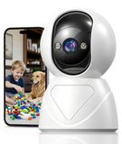 Caméra intérieure - Babyphone avec caméra - 3MP - Audio bidirectionnel - Panoramique et inclinaison