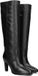 Notre-V 36392 Laarzen - Leer - Dames - Zwart - Maat 42
