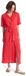 Roxy Island Escape Solid Jurk Met Korte Mouwen Rood M Vrouw