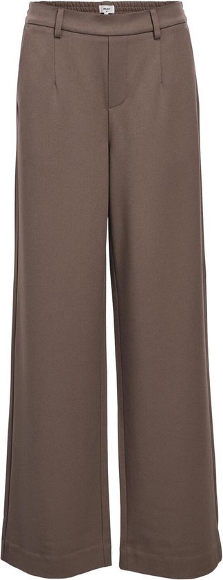 Object Objlisa Wide Pant Broeken Dames - Bruin - Maat 36