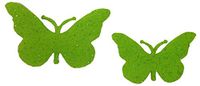 Petra's knutsel-News strooiartikel, fliz, groen, 18 x 12 x 3 cm, 60 stuks