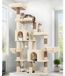 Arbre à chat Poteau griffoir 189 cm Beige