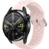 Strap-it Siliconen bandje met gaatjes - roze