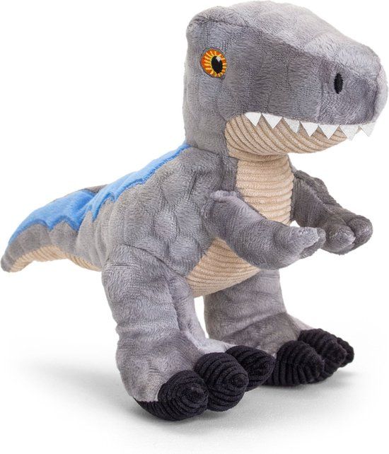 4KidsOnly Keel Toys Dinosaurus Raptor - 26 cm - Pluche