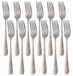 Solidchoice - Set de 12 fourchettes de table en acier pour usage domestique et en restaurant