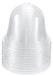 Omgoods - 10 Pièces Dômes d'Humidité pour Plantes Ronds en Plastique pour Protection contre le Gel