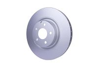 HELLA 8DD 355 127-921 Remschijf - High carbon - Gecoat