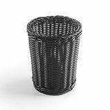 Lacor - Bestekbak Rotan Polypropyleen Ø 12 cm, Zwart