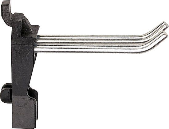 raaco 110747 Gereedschapshaak clip 2-60 mm dubbele haak (l x b x h) 27 x 79 x 60 mm 3 stuk(s)