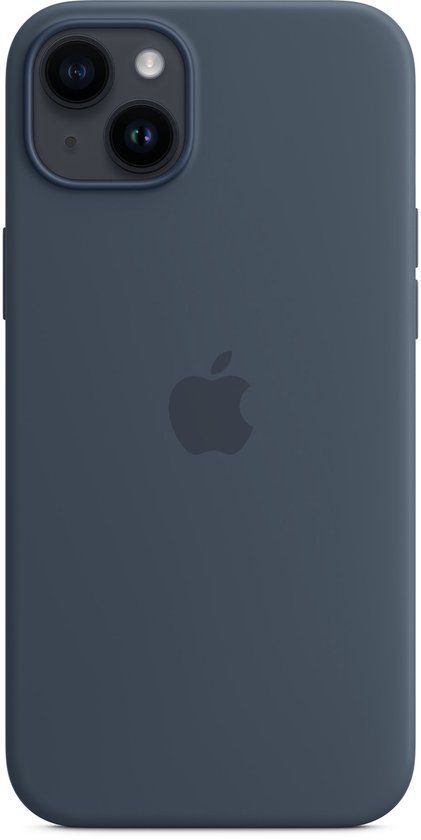 Apple Siliconenhoesje met MagSafe voor iPhone 14 Plus - Stormblauw
