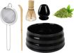 BeiJingLiangPinJiaZuoKeJiWenHuaFaZhanYouXianGongSi Ensemble complet de thé matcha de 5 pièces avec fouet à matcha, cuillère en bambou et boîte de conservation pour amateurs de thé, idéal pour le thé sain et l'usage cérémoniel