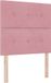 vidaXL Boxspringbed met Hoofdeinde Roze Fluweel 90 x 200 cm