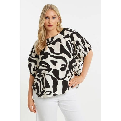 Mat Fashion top zwart