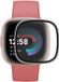Merkloos / Sans marque ENKAY Screenprotector 3D Curved Edges Glass Geschikt voor Fitbit Versa 4 / Fitbit Sense 2