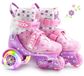 Patin à roulettes réglable pour enfant, avec roue lumineuse et système de sécurité