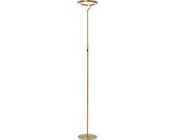 Lucide CELESTE - LED Floor Lamp - Ø 28 cm - Dimmable - 2700K - Matt Gold / Brass