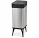 Five Stars® Sensor Prullenbak Op Pootjes 60 Liter – RVS Afvalbak met Dubbele Klepopening – Soft Close – Zilver