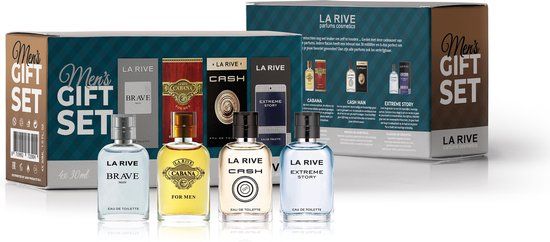 La Rive Men's Perfume Gift Set - 4 x 30ml Eau de Toilette