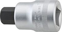 Stahlwille 06050019 64 Chroom Legering Staal Inhex Socket, Verchroomd, 1 inch Drive, 19 mm Maat