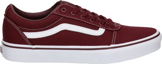 Vans - Ward - Skate laag - Heren - Maat 40 - Bordeaux - Port Royale/White