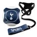Hy-Pro Tottenham Hotspur Voetbal Kick Trainer Verstelbare riem, voetbaltrainingsuitrusting voor solo-training, maat 3-5 ballen, draagbaar systeem voor thuis en op het veld