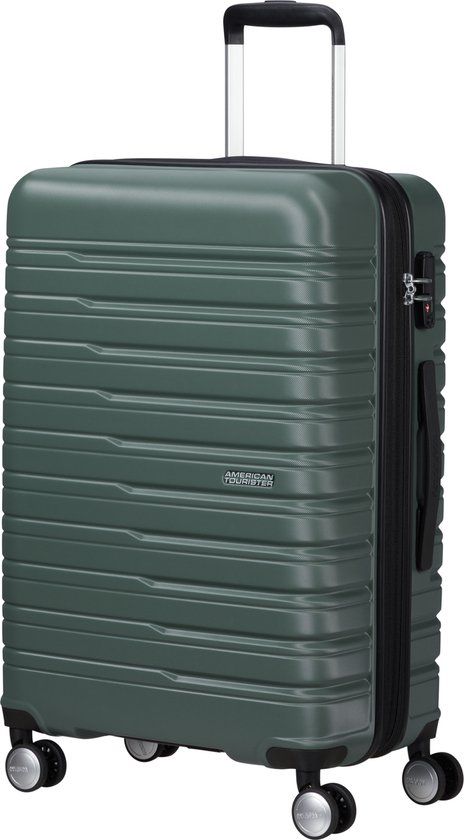 American Tourister Koffer - Flashline Spinner (4wielen) 67cm Uitbreidbaar - Dark Forest - 3.5 kg - 75 l