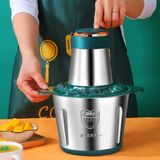 Mélangeur de cuisine électrique - 2 litres - 250 watts - multifonctionnel - acier inoxydable - bleu