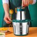 Mélangeur de cuisine électrique - 2 litres - 250 watts - multifonctionnel - acier inoxydable - bleu