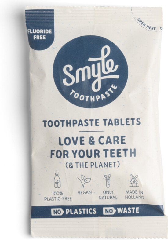 Smyle Tandpasta Tabs Navulling zonder Fluoride - 65 stuks