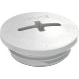 Wiska 10062495 EVS 40 Bouchon obturateur M40 M40 Plastique Gris-blanc (RAL 7035) 50 pièce(s)