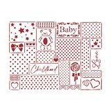Stamperia KSD313 Stencil D cm 20x15-DayDream Patchwork, veelkleurig, 20 x 15 cm, 2