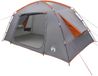 VidaXL Huisje tent 6-persoons grijs en oranje polyester