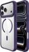 Buddi Hybrid - Hoesje Geschikt voor Apple iPhone 18 Pro - Compatibel met MagSafe - Back Cover met Magneet - Magnetische Beschermhoes - Case Transparant Paars
