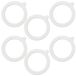 Set de 6 joints réutilisables en silicone pour bocaux de conserve