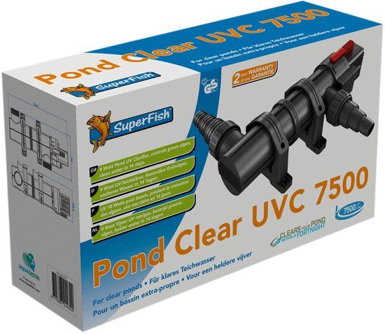 SuperFish Pondclear UVC 9 watt (7500 liter
