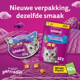 Whiskas Temptations Zalm 60 Gr