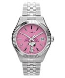 Timex Peanuts Legacy Snoopy Umbrella TW2Y85500 Dameshorloge - Staal - Zilverkleurig