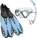 Seacsub Ala Tris Snorkelset Blauw EU 38-39