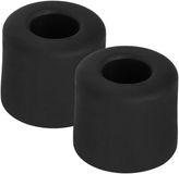 Benson Deurbuffers / deurstoppers rubbers - 2x - zwart - 30 x 25 mm - met schroefbevestiging