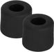 Benson Deurbuffers / deurstoppers rubbers - 2x - zwart - 30 x 25 mm - met schroefbevestiging