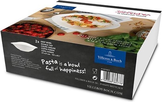 Villeroy &amp; Boch & Boch Vapiano Pastaschaal 27 x 21 cm - 2 st