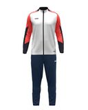 Jako Dynamic Polyesterpak Heren - Wit / Koraal / Marine | Maat: M