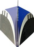 ABC Darts - Dart Flights - Extra Stevig - Tribal Donkerblauw - 8 sets (24 stuks)