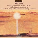 Archipel Brahms: Piano Quartet In G Minor Op. 25, Violin So